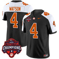 Men's Clemson Tigers Vapor Limited Jersey - All Stitched - Black Alternate, Deshaun Watson