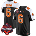 Men's Clemson Tigers Vapor Limited Jersey - All Stitched - Black Alternate, Tyler Brown