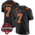Men's Clemson Tigers Vapor Limited Jersey - All Stitched - Black, Phil Mafah