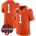 Men's Clemson Tigers Vapor Limited Jersey - All Stitched - Orange, #1 Team