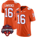 Men's Clemson Tigers Vapor Limited Jersey - All Stitched - Orange, Trevor Lawrence