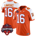 Men's Clemson Tigers Vapor Limited Jersey - All Stitched - Orange Alternate, Trevor Lawrence