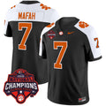 Men's Clemson Tigers Vapor Limited Jersey - All Stitched - Black Alternate, Phil Mafah
