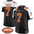 Men's Clemson Tigers Vapor Limited Jersey V2 - All Stitched - Black Alternate, Phil Mafah