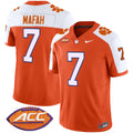 Men's Clemson Tigers Vapor Limited Jersey V2 - All Stitched - Orange Alternate, Phil Mafah