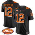 Men's Clemson Tigers Vapor Limited Jersey V2 - All Stitched - Black, Bryant Wesco Jr.