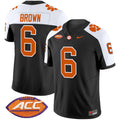 Men's Clemson Tigers Vapor Limited Jersey V2 - All Stitched - Black Alternate, Tyler Brown
