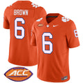 Men's Clemson Tigers Vapor Limited Jersey V2 - All Stitched - Orange, Tyler Brown