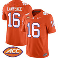Men's Clemson Tigers Vapor Limited Jersey V2 - All Stitched - Orange, Trevor Lawrence