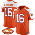 Men's Clemson Tigers Vapor Limited Jersey V2 - All Stitched - Orange Alternate, Trevor Lawrence