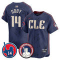 Men's Cleveland Guardians Larry Doby Patch City Connect Vapor Premier Limited Jersey - All Stitched - City Connect, Larry Doby
