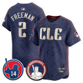Men's Cleveland Guardians Larry Doby Patch City Connect Vapor Premier Limited Jersey - All Stitched - City Connect, Tyler Freeman