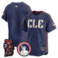 Men's Cleveland Guardians MGK Patch Vapor Premier Limited Jersey - All Stitched - City Connect, Team