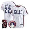 Men's Cleveland Guardians MGK Patch Vapor Premier Limited Jersey - All Stitched - White, Josh Naylor