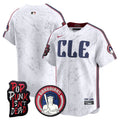 Men's Cleveland Guardians MGK Patch Vapor Premier Limited Jersey - All Stitched - White, Team