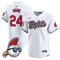 Men's Cleveland Indians Major League Vapor Premier Limited Jersey - All Stitched - White, Roger Dorn