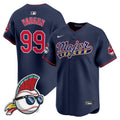 Men's Cleveland Indians Major League Vapor Premier Limited Jersey - All Stitched - Navy, Ricky Vaughn