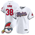 Men's Cleveland Indians Major League Vapor Premier Limited Jersey - All Stitched - White, Steven Kwan