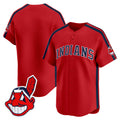 Men's Cleveland Indians Ricky 'Wild Thing' Vaughn Vapor Premier Limited Jersey - All Stitched - Red, Team
