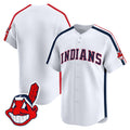 Men's Cleveland Indians Ricky 'Wild Thing' Vaughn Vapor Premier Limited Jersey - All Stitched - White, Team