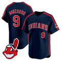 Men's Cleveland Indians Ricky 'Wild Thing' Vaughn Vapor Premier Limited Jersey - All Stitched - Navy, Kyle Manzardo