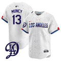 Men's Dodgers 2024 City Connect Vapor Premier Limited Jersey - All Stitched - White, Max Muncy