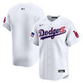 Men's Dodgers 2024 Independence Day Vapor Premier Limited Jersey - All Stitched - White, Team