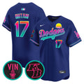 Men's Dodgers 2024 Los Angeles City Style Vapor Premier Limited Jersey V2 - All Stitched - Royal, Shohei Ohtani
