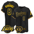 Men's Dodgers 2024 Mamba Baseball Jersey - All Stitched - Mamba, Kike Hernandez