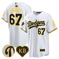 Men's Dodgers 2024 Mamba Baseball Jersey - All Stitched - White, Vin Scully