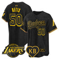 Men's Dodgers 2024 Mamba Baseball Jersey - All Stitched - Mamba, Mookie Betts