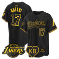 Men's Dodgers 2024 Mamba Baseball Jersey - All Stitched - Mamba, Shohei Ohtani