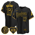 Men's Dodgers 2024 Mamba Baseball Jersey - All Stitched - Black, Shohei Ohtani