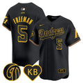 Men's Dodgers 2024 Mamba Vapor Premier Limited Jersey - All Stitched - Black, Freddie Freeman