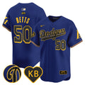 Men's Dodgers 2024 Mamba Vapor Premier Limited Jersey - All Stitched - Royal, Mookie Betts