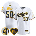 Men's Dodgers 2024 Mamba Vapor Premier Limited Jersey - All Stitched - White, Mookie Betts