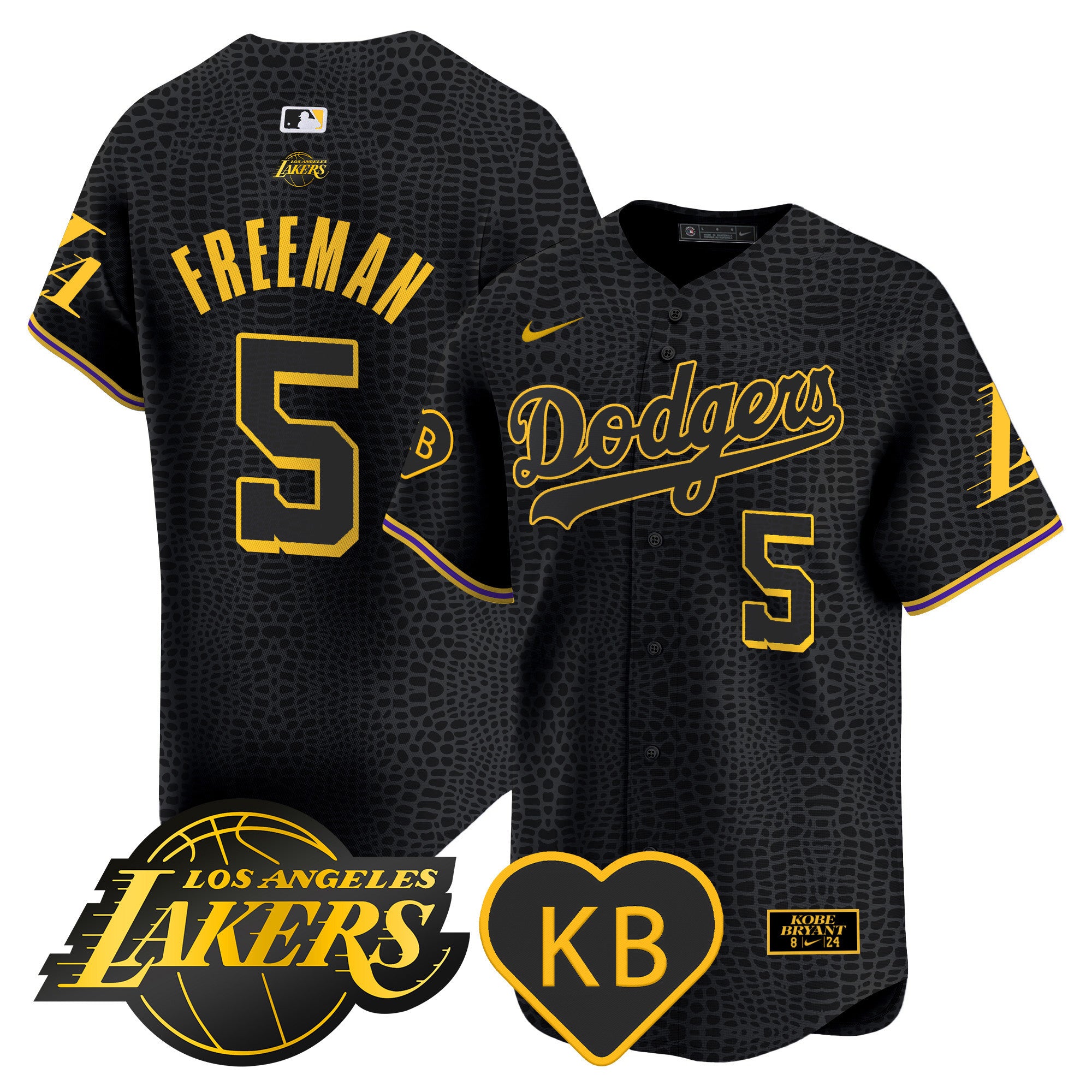 Men's Dodgers 2024 Mamba Vapor Premier Limited Jersey - All Stitched - Mamba, Freddie Freeman