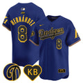 Men's Dodgers 2024 Mamba Vapor Premier Limited Jersey - All Stitched - Royal, Kike Hernandez