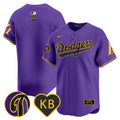 Men's Dodgers 2024 Mamba Vapor Premier Limited Jersey - All Stitched - Purple, Team