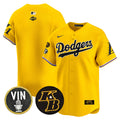 Men's Dodgers 2024 Mamba Vapor Premier Limited Jersey V2 - All Stitched - Gold, Team