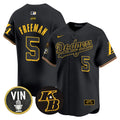 Men's Dodgers 2024 Mamba Vapor Premier Limited Jersey V2 - All Stitched - Black, Freddie Freeman