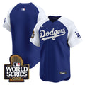 Men's Dodgers 2024 World Series Vapor Premier Limited Jersey - All Stitched - Alternate Royal, Team