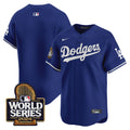Men's Dodgers 2024 World Series Vapor Premier Limited Jersey - All Stitched - Royal, Team