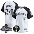 Men's Dodgers 2025 LA Gothic Style Vapor Premier Limited Jersey - All Stitched - Alternate, Kobe Bryant