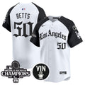 Men's Dodgers 2025 LA Gothic Style Vapor Premier Limited Jersey - All Stitched - Alternate, Mookie Betts