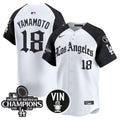 Men's Dodgers 2025 LA Gothic Style Vapor Premier Limited Jersey - All Stitched - Alternate, Yamamoto