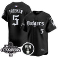 Men's Dodgers 2025 LA Gothic Style Vapor Premier Limited Jersey V2 - All Stitched