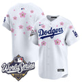 Men's Dodgers 2025 World Series x Tokyo Series Vapor Premier Limited Jersey - All Stitched - White, Team