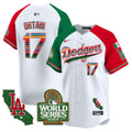 Men's Dodgers Mexico 2024 World Series Vapor Premier Limited Jersey - All Stitched - Alternate, Shohei Ohtani