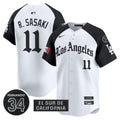 Men's Dodgers Mexico 2025 LA Gothic Style Vapor Premier Limited Jersey - All Stitched - Alternate, Roki Sasaki